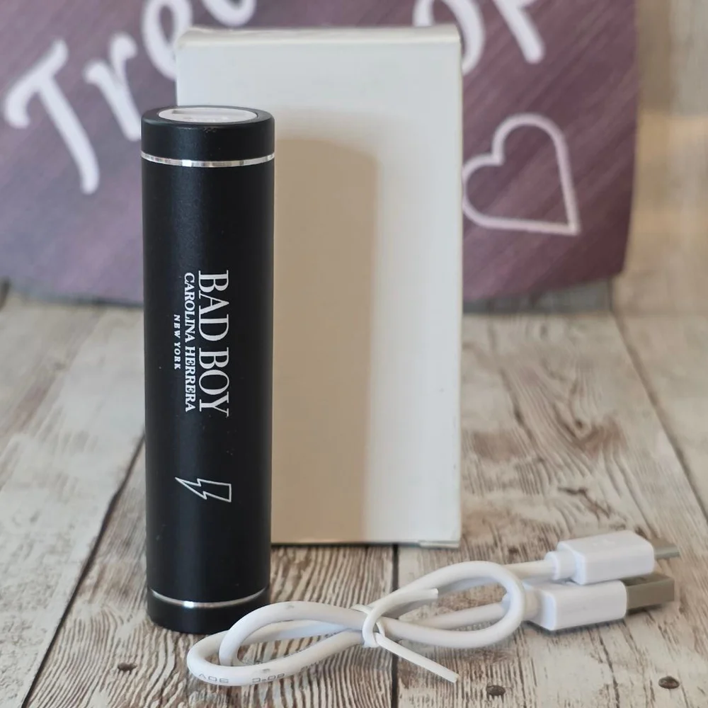 Carolina Herrera Bad Boy Power Bank - Black